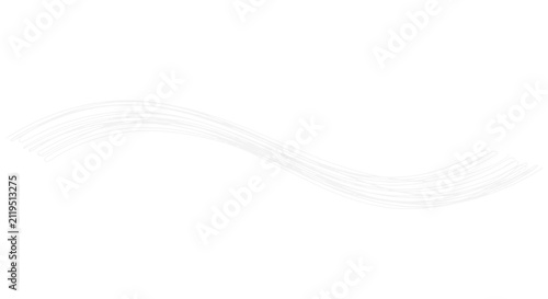 Fotografie Abstract white brush stroke wave shape on isolated background