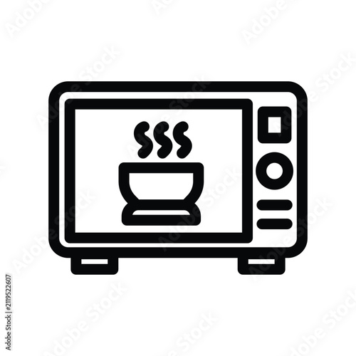 oven line icon illustration vector graphic.eps