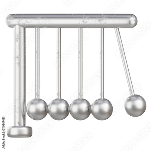 Photography Newtons Laws Motion 3D Illustration