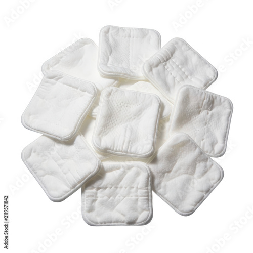White Sanitary Pads Transparent Background