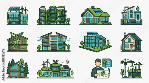Creative Collection of Eco Friendly and Sustainable Modern Buildings with Green Architecture Elements and Renewable Energy