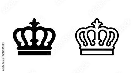 Photography Detailed golden royal crown icon design with monarchy
