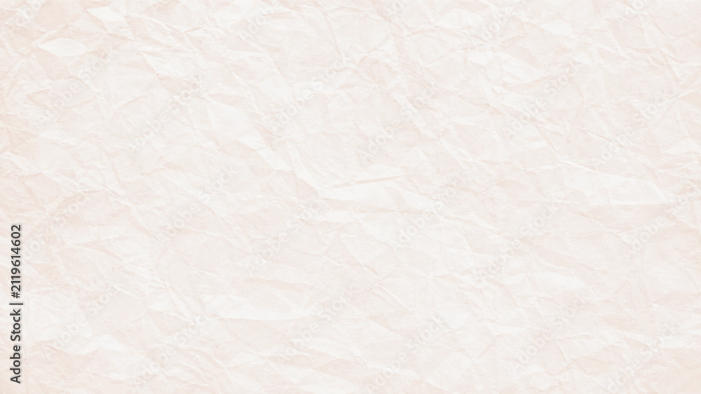 Fototapeta premium Light Crumpled Paper Texture Background for Minimal Design and Branding