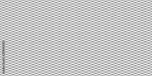 Black snake skin pattern isolated on white background eps 10