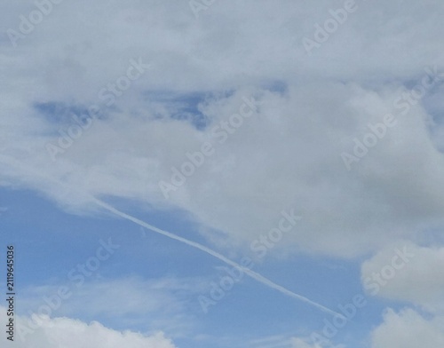 Photography blue sky with clouds