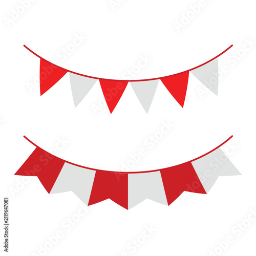 Festive Banners and Flags for Celebration and Decoration.
