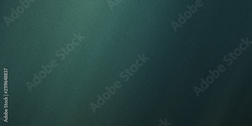 Bild auf Leinwand Dark teal background texture with subtle grain and soft ambient light corner vignette