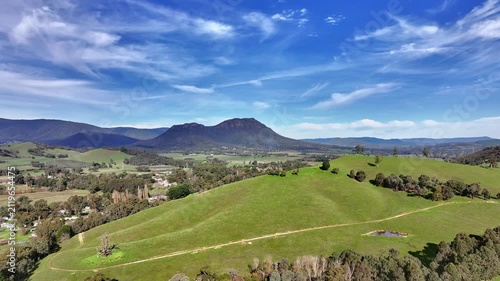 Spectacular aerial footage of Taggerty Victoria Australia