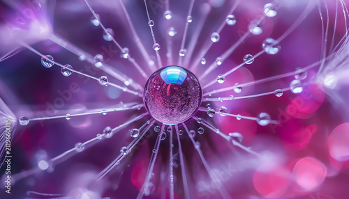 Flowers, water drops. Romantic floral red light color background. Beautiful blooming, flower, dew, rain water drops in spring, summer 3D macro background. Nature soft focus bokeh flowers dew wallpaper