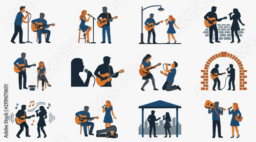 Group Music Performances and Social Gatherings.