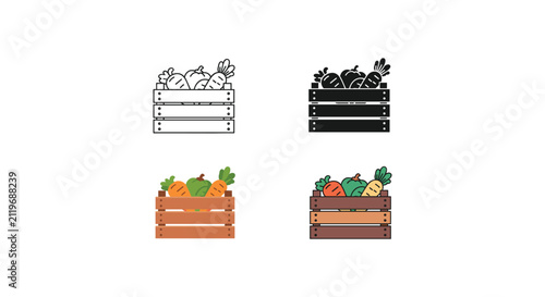 Venice Famous Landmarks Vector Illustration Set with Iconic Architecture and Travel Symbols for Design and Tourism Projects