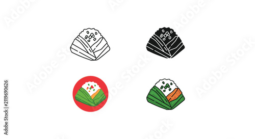Chinese New Year Decorative Heart Gemstone and Diamond Jewelry Vector Icon Set with Luxury Crystal Emerald Symbols and Festive Design Elements