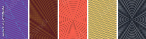 Abstract geometric poster set with textured backgrounds, Minimalist graphic print collection, Modern vertical banner designs for social media