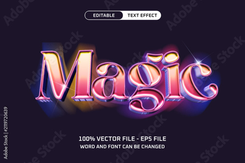 Magic Fantasy Editable Text Effect