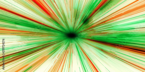 Hypnotic Spectrum Abstract radial burst of vibrant colors emanating from a central dark void, creating a mesmerizing and energetic visual experience.