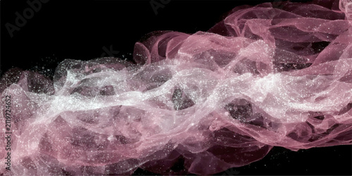 Nebula Cloud of Cosmic Dust ethereal nebula cloud, a swirling expanse of pink and white cosmic dust, intermingled with shimmering particles, evokes a sense of awe and wonder.