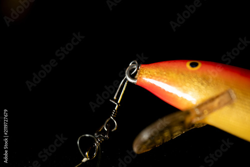 Fishing lure connected to a swivel hook The Concept of preparation