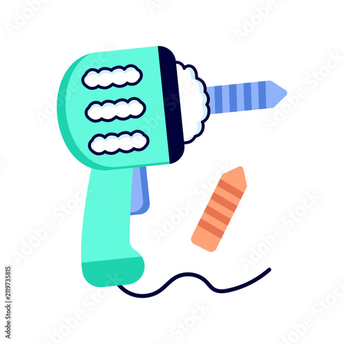 Premium download icon of drill machine