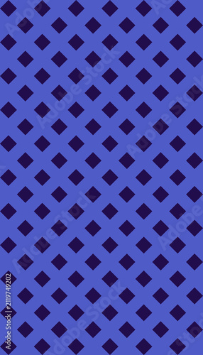 Geometric diamond pattern in blue and purple