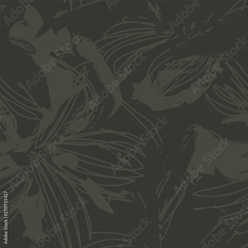 Abstract Floral seamless pattern design for fashion and home textiles, graphics and backgrounds