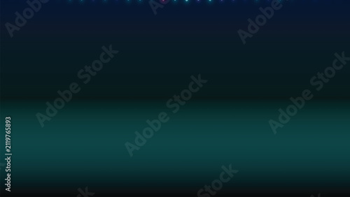 Принти на полотні Dark teal gradient background featuring subtle aligned circular light orbs