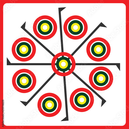 This design is suitable for graphics, print, multimedia, online and web.