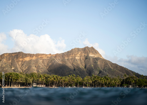 Diamondhead - Sleeping volcano and tourist attraction in Waikiki HI