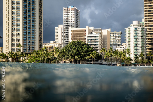 The legendary Banyan Tree in Waikiki beach where all locals gather