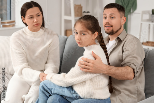 Parents apologizing to thei...