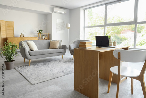 Interior of living room wit...