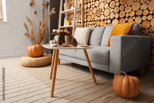 Interior of living room wit...