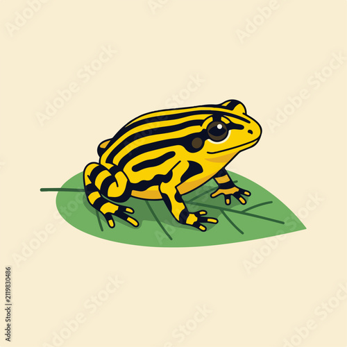 flat illustration of corrobore animal