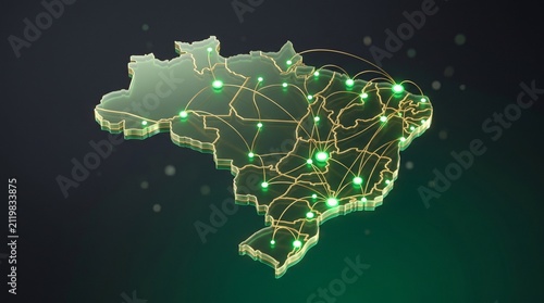 Brazil network map for digital economy growth campaigns