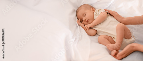 Newborn baby sleeping peace...