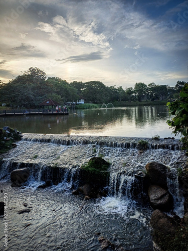 waterfall on the river