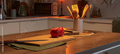 Modern kitchen island with ...