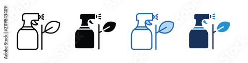 Fotografía Spray  Icon Collection With Multiple Styles