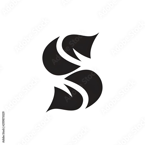 Stylized Letter S Logo Design.