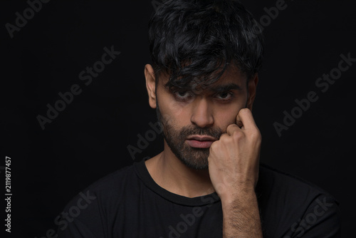 portrait of a slep deprived man