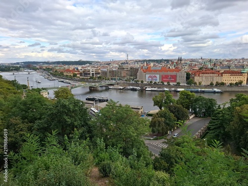 panorama of the city of prague