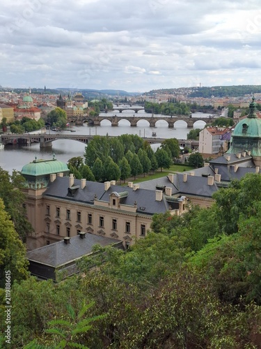 panorama of the city of prague
