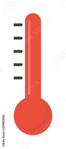 Red Thermometer Icon