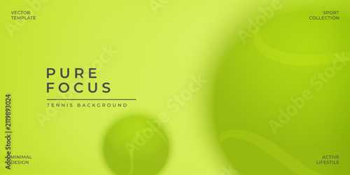 Clean tennis background with soft gradients and modern typography. Great for sports branding, websites, social media, banners and presentation templates.