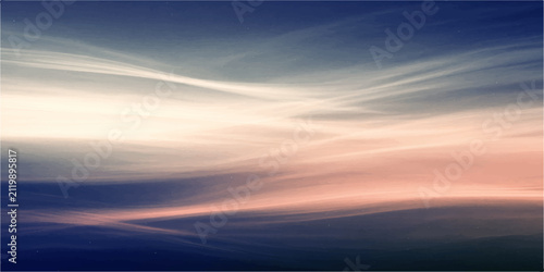 Abstract Wavy Horizontal Light Streaks in Pink and Blue Gradient Tones