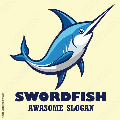 design logo vector icon swordfish