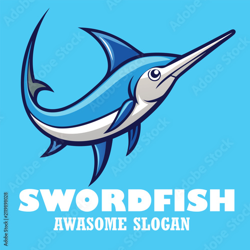 design logo vector icon swordfish