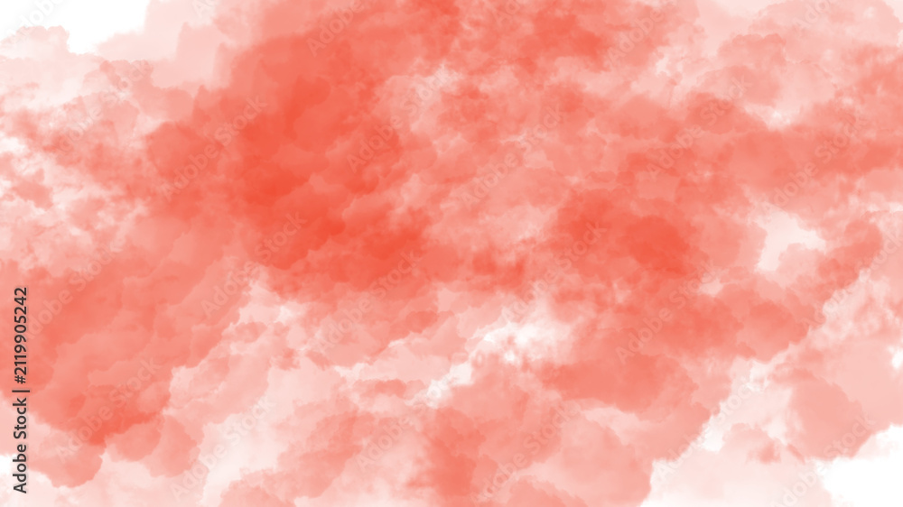 Fototapeta premium Abstract red watercolor paint texture