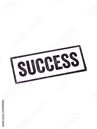 Success Stamp Graphic Isolated on White Background.