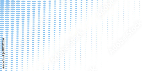 Canvastavla Blue dotted wave line pattern