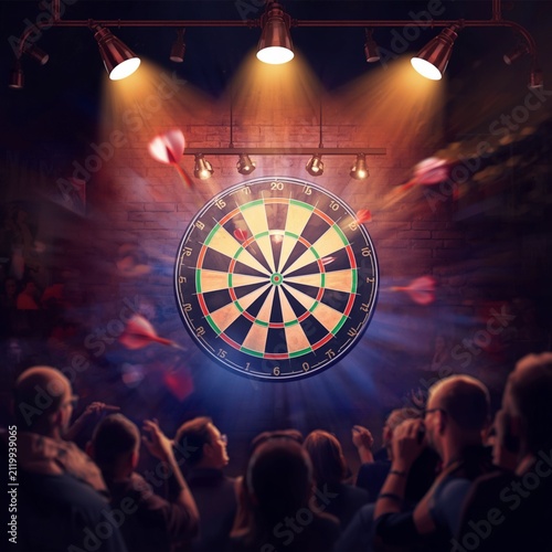 Darts, A sport requiring concentration, precision, and endurance.